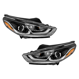 Replace® - Brand New OE Driver and Passenger Side Replacement Headlight Set