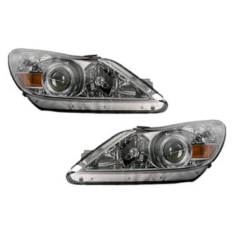 Replace® - Brand New OE Driver and Passenger Side Replacement Headlight Set Lens and Housing