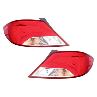 Replace® - Driver and Passenger Side Outer Replacement Tail Lights (CAPA Certified)