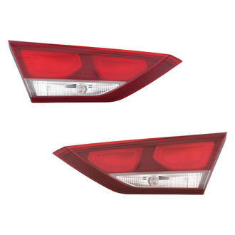 Replace® - Driver and Passenger Side Inner Replacement Tail Lights (Standard Line)