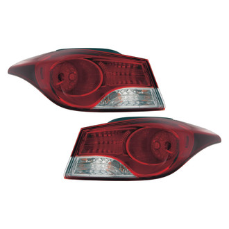 Replace® - Brand New OE Driver and Passenger Side Outer Replacement Tail Lights