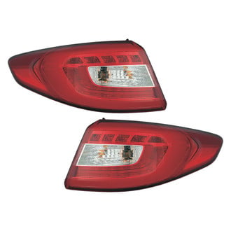 Replace® - Driver and Passenger Side Outer Replacement Tail Lights (Standard Line)