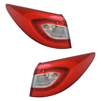Replace® - Brand New OE Driver and Passenger Side Outer Replacement Tail Lights