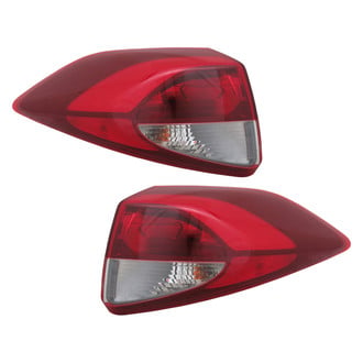 Replace® - Driver and Passenger Side Outer Replacement Tail Lights (CAPA Certified)