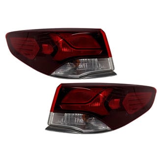 Replace® - Black LED Tail Lights