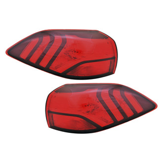 Replace® - Driver and Passenger Side Outer Replacement Tail Lights (Standard Line)