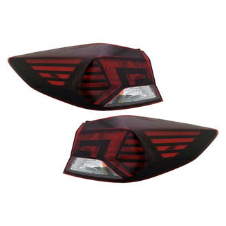 Replace® - Driver and Passenger Side Outer Replacement Tail Lights (CAPA Certified)