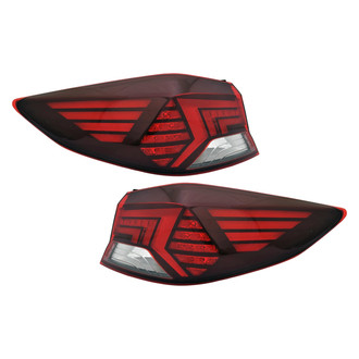 Replace® - Driver and Passenger Side Outer Replacement Tail Lights (Standard Line)