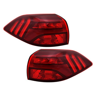 Replace® - Driver and Passenger Side Outer Replacement Tail Lights (Standard Line)