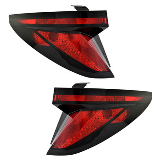 Replace® - Driver and Passenger Side Outer Replacement Tail Lights (CAPA Certified)