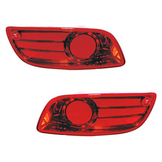 Replace® - Rear Driver and Passenger Side Bumper Reflector Set (CAPA Certified)