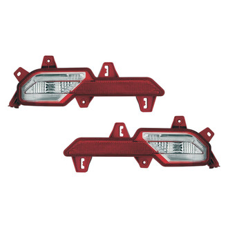 Replace® - Driver and Passenger Side Inner Replacement Backup Lights (CAPA Certified)