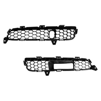 Replace® - Front Lower Driver and Passenger Side Fog Light Bezel Set (Standard Line)