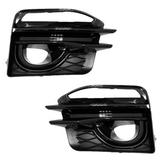 Replace® - Front Driver and Passenger Side Fog Light Bezel Set (Standard Line)