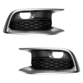Replace® - Front Driver and Passenger Side Fog Light Bezel Set (Standard Line)
