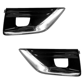 Replace® - Front Driver and Passenger Side Fog Light Bezel Set (Standard Line)