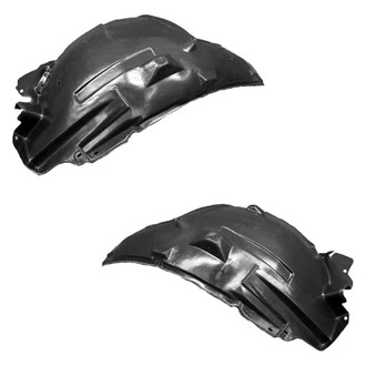 Replace® - Front Rearward Driver and Passenger Side Fender Liner Rear Section Set (Brand New OE)