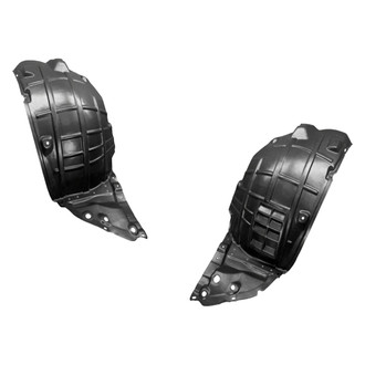 Replace® - Front Driver and Passenger Side Fender Liner Front Section Set (Standard Line)
