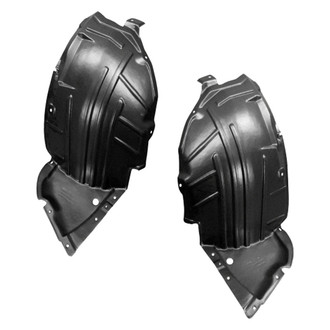 Replace® - Front Driver and Passenger Side Fender Liner Front Section Set (Standard Line)