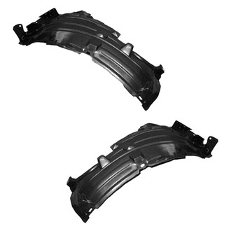 Replace® - Front Rearward Driver and Passenger Side Fender Liner Rear Section Set (Standard Line)