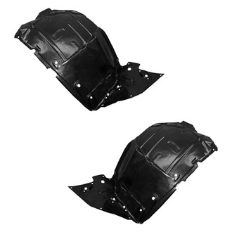 Replace® - Front Driver and Passenger Side Fender Liner Front Section Set (Standard Line)