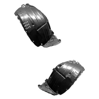 Replace® - Front Driver and Passenger Side Fender Liner Front Section Set (Standard Line)