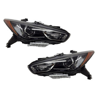 Replace® - Driver and Passenger Side Replacement Headlight Set (CAPA Certified)