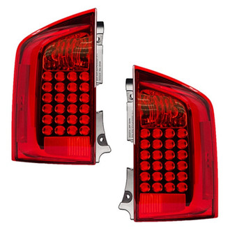 Replace® - Black LED Tail Lights