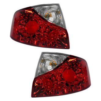 Replace® - Brand New OE Driver and Passenger Side Outer Replacement Tail Light Lens and Housings
