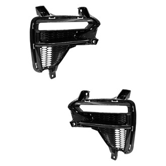 Replace® - Front Outer Driver and Passenger Side Fog Light Bezel Set (Standard Line)