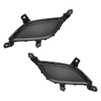 Replace® - Front Driver and Passenger Side Fog Light Cover Set (Standard Line)