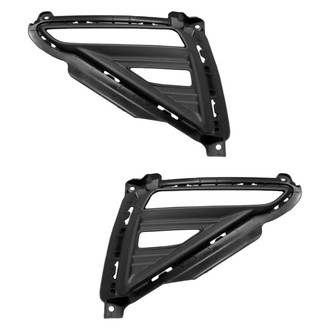 Replace® - Rear Outer Driver and Passenger Side Bumper Cover Grille Set (Standard Line)