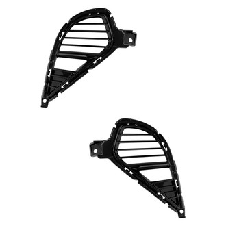 Replace® - Rear Driver and Passenger Side Bumper Cover Grille Set (Standard Line)