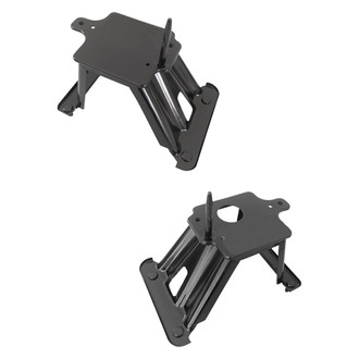 Replace® - Rear Driver and Passenger Side Bumper Cover Reinforcement Bracket Set (Diamond Standard Line)