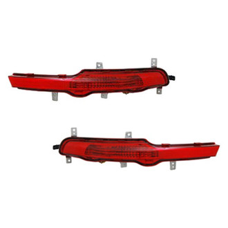 Replace® - Rear Driver and Passenger Side Bumper Reflector Set (CAPA Certified)