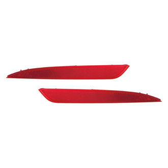 Replace® - Rear Driver and Passenger Side Bumper Reflector Set (CAPA Certified)