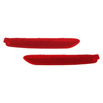 Replace® - Rear Driver and Passenger Side Bumper Reflector Set (CAPA Certified)