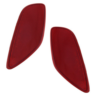 Replace® - Rear Driver and Passenger Side Bumper Reflector Set (CAPA Certified)