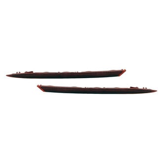 Replace® - Rear Driver and Passenger Side Bumper Reflector Set (CAPA Certified)