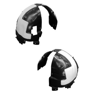 Replace® - Front Driver and Passenger Side Fender Liner Set (Standard Line)