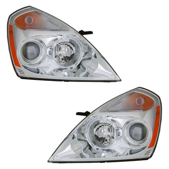 Replace® - Driver and Passenger Side Replacement Headlight Set (CAPA Certified)
