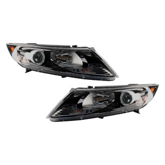 Replace® - Driver and Passenger Side Replacement Headlight Set (CAPA Certified)