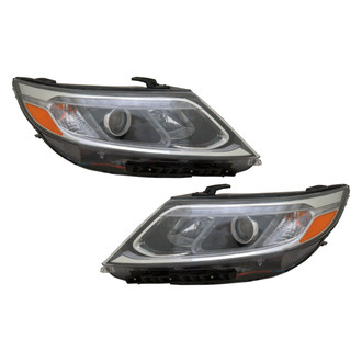 Replace® - Driver and Passenger Side Replacement Headlight Set (CAPA Certified)