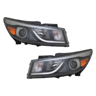 Replace® - Driver and Passenger Side Replacement Headlight Set (CAPA Certified)