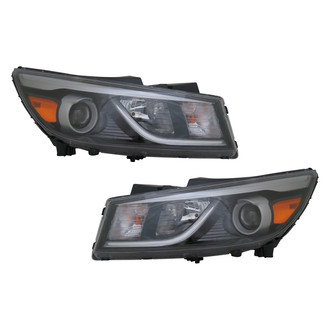 Replace® - Brand New OE Driver and Passenger Side Replacement Headlight Set