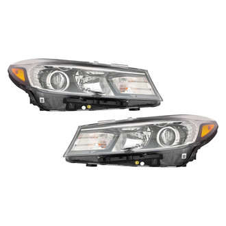 Replace® - Driver and Passenger Side Replacement Headlight Set (CAPA Certified)