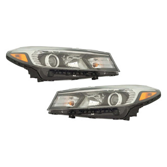 Replace® - Driver and Passenger Side Replacement Headlight Set (CAPA Certified)