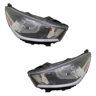 Replace® - Driver and Passenger Side Replacement Headlight Set (Standard Line)