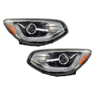 Replace® - Brand New OE Driver and Passenger Side Replacement Headlight Set