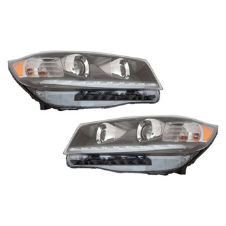 Replace® - Driver and Passenger Side Replacement Headlight Set (Standard Line)